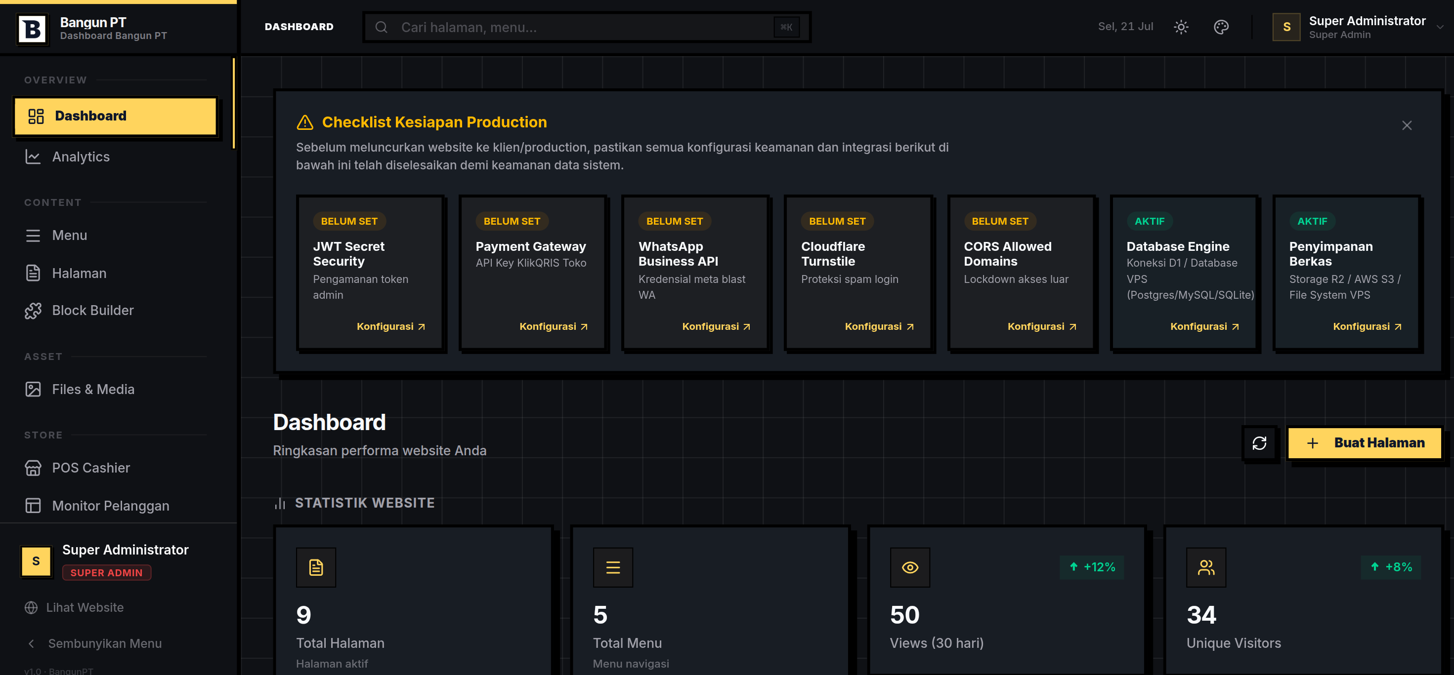 Business Suite Real Desktop Dashboard