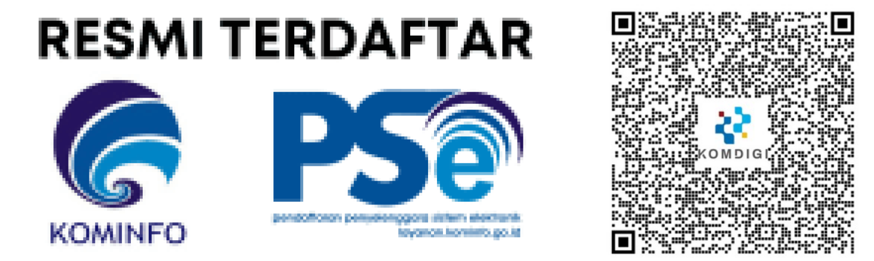 Resmi Terdaftar Kominfo PSE